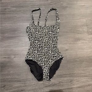 MICHAEL Michael Kors Leopard Print One Piece Swimsuit